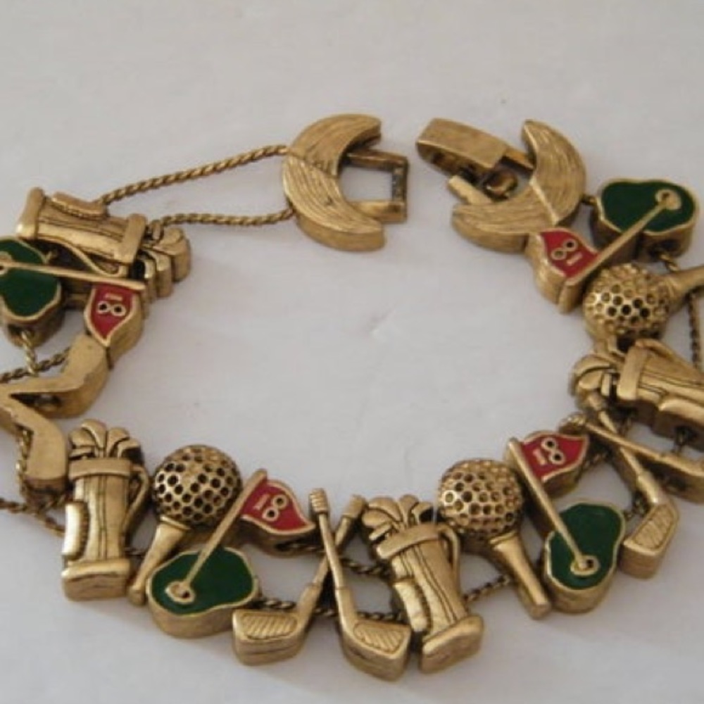 Golf Charm Bracelet